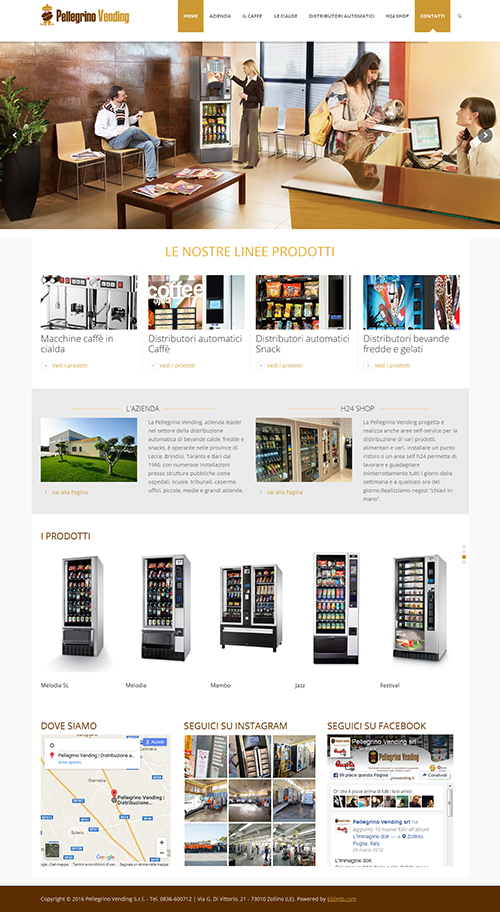 Pellegrino Vending - Distributori automatici di bevande