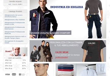 Caldei wear abbigliamento professionale
