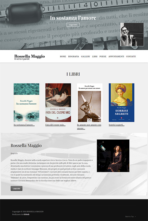 Rossella Maggio, scrittrice di Libri e Poesie