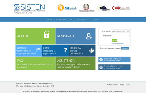 Sisten - Sistema Telematico Notifiche Preliminari